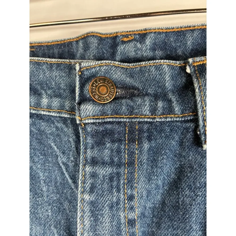 Vintage Levi’s 505 Orange Tab Straight Leg Regular Fit 34x32 Jeans USA Made